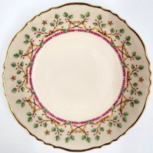 Syracuse Pendleton Federal Fruit Dessert Bowl 705391 Gold Trim 1949-1966 - Picture 3 of 4